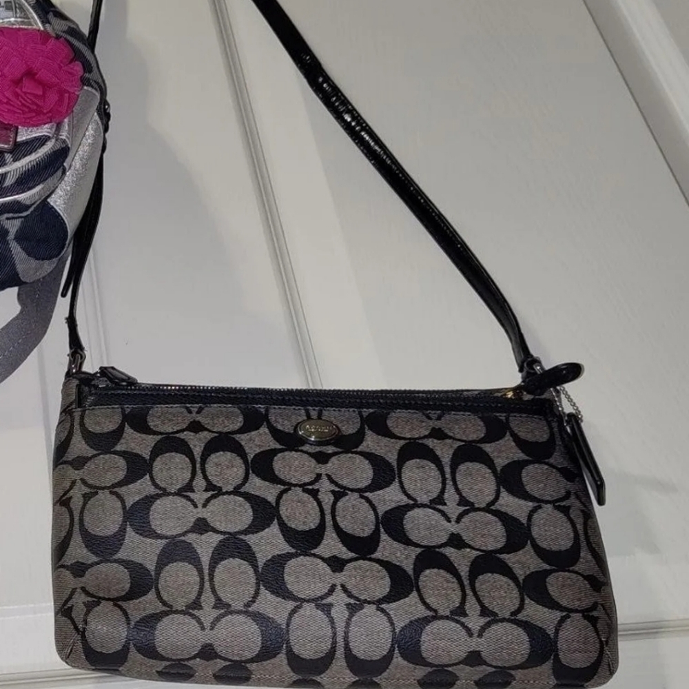 Coach set crossbody bag purse & pouch - Picture 14 of 16